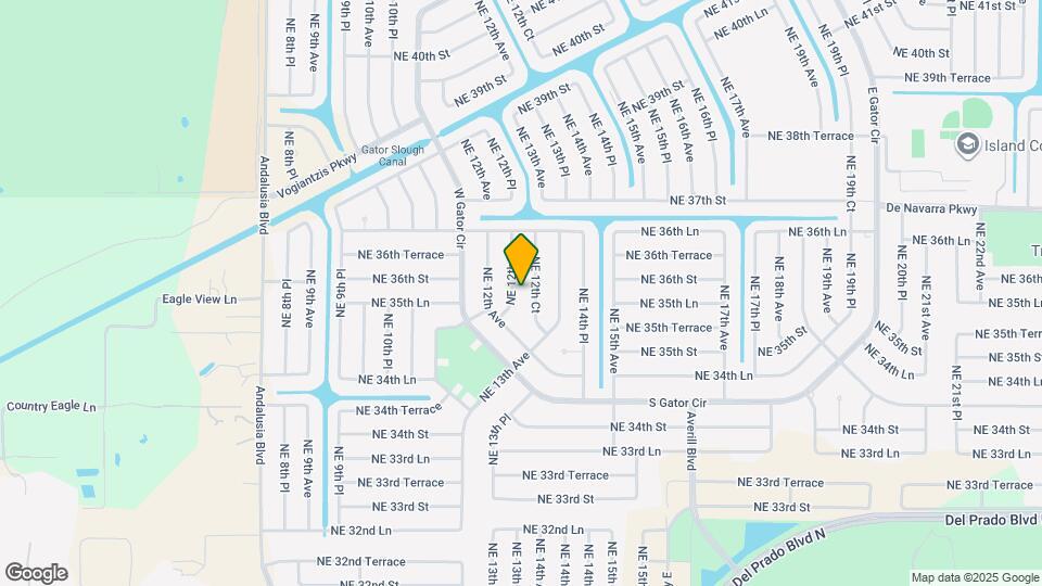 3519 NE 12th Pl Map and Location Details