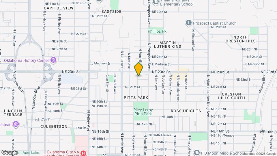 1401 NE 22nd St Map and Location Details