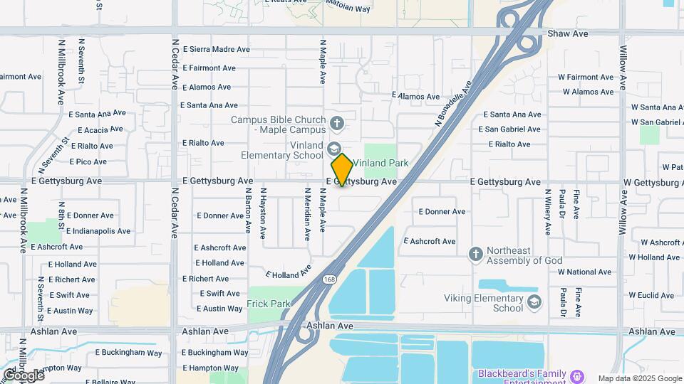 4625 E Norwich Ave Map and Location Details
