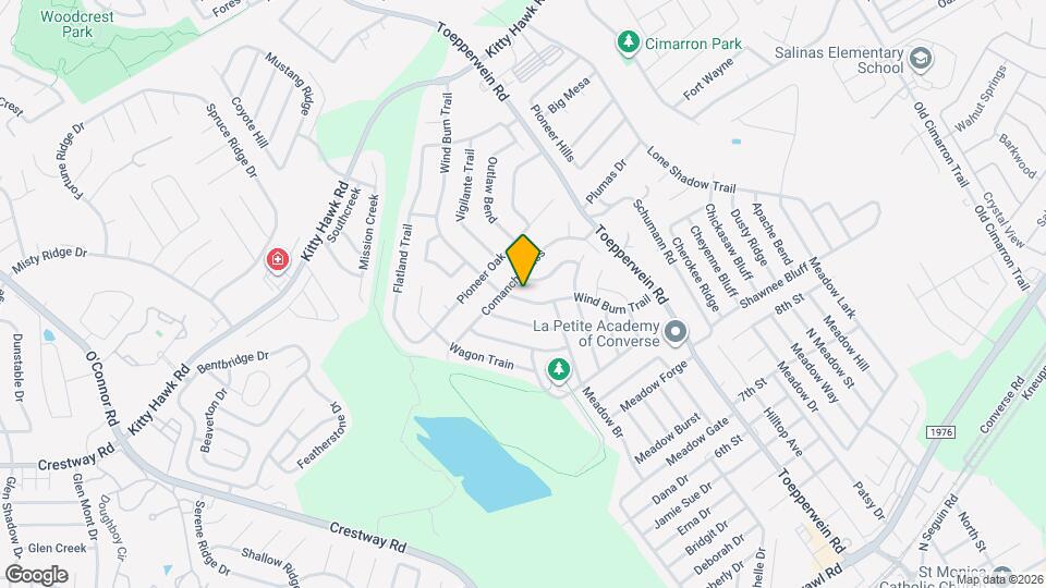 10038 Wind Burn Trail Map and Location Details