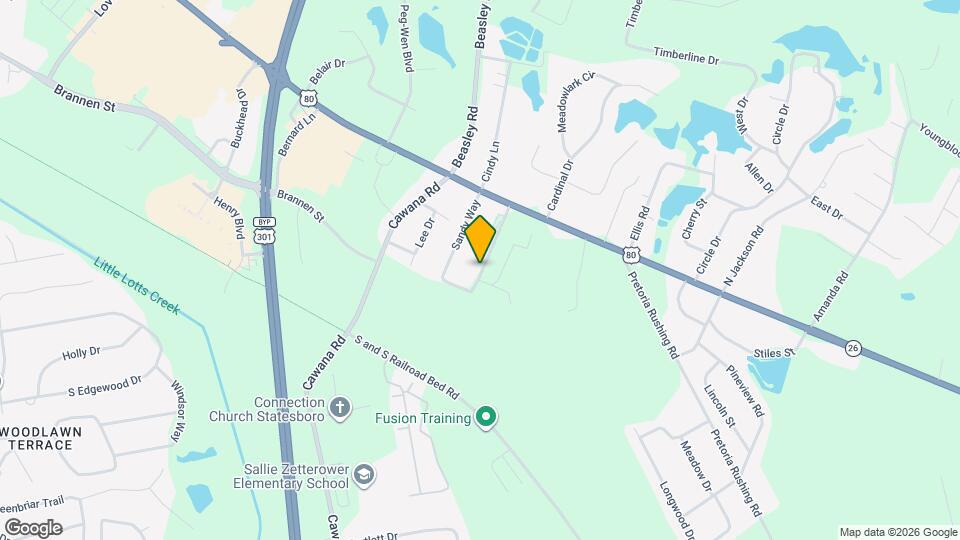 128 Sandy Way Map and Location Details