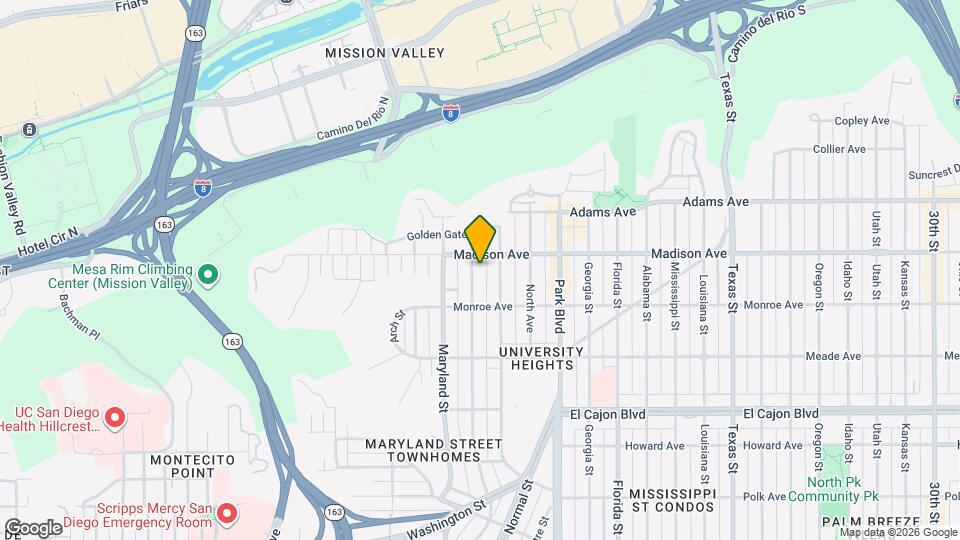 4565 Cleveland Ave Map and Location Details