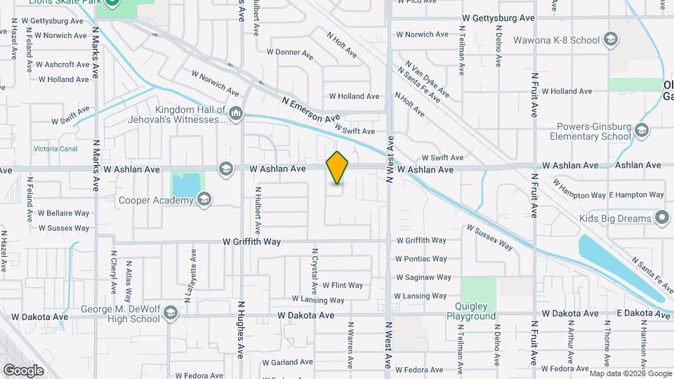4143 N Warren Ave Map and Location Details