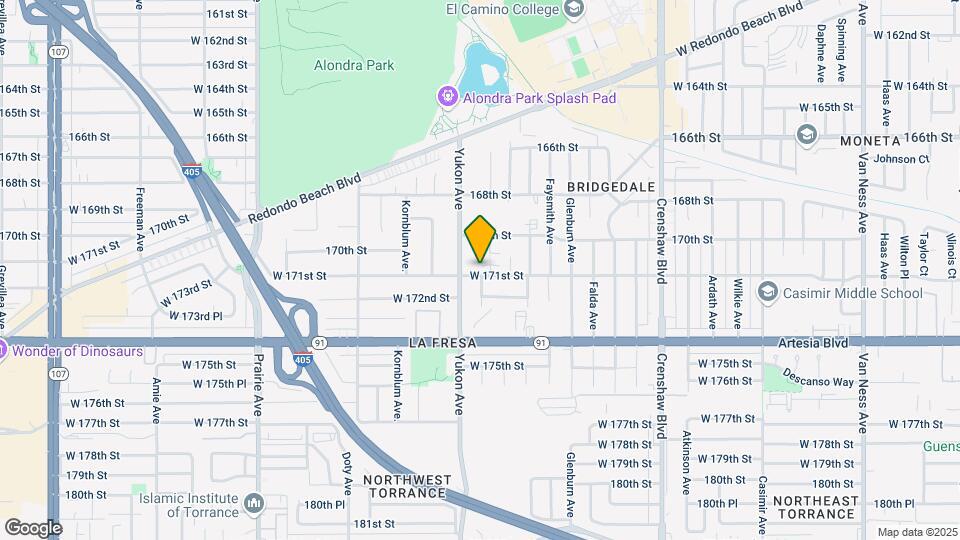 3443 W 171st St Map and Location Details
