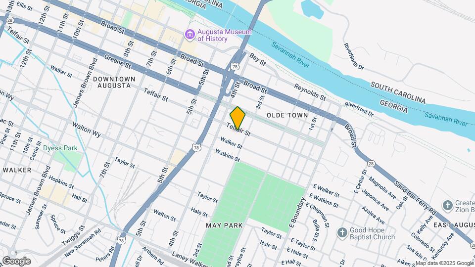 320 Telfair St Map and Location Details