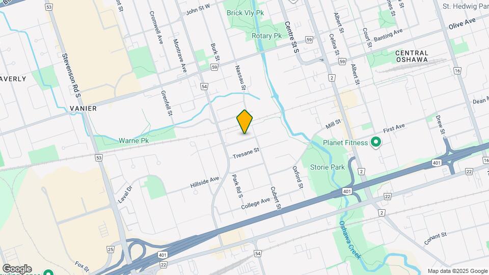 222 Hibbert Ave Map and Location Details