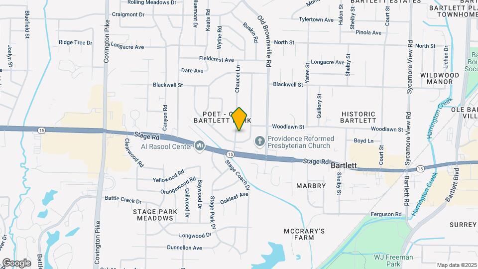 2970 Chaucer Ln Map and Location Details