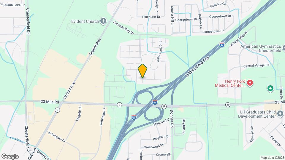 28218 S Pointe Ln Map and Location Details