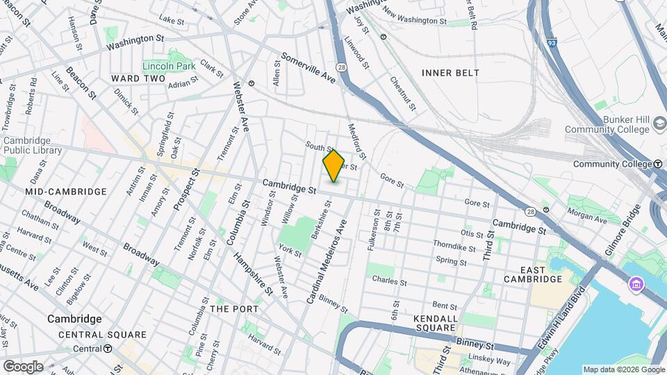 783 Cambridge St Map and Location Details