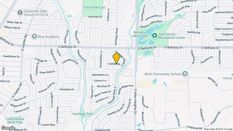1046 Carlisle Dr Map and Location Details