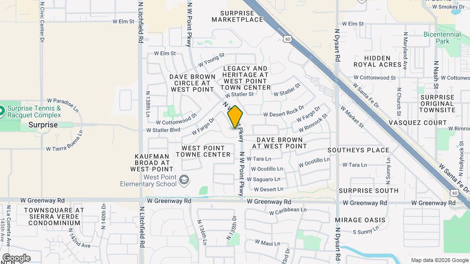 13515 W Fargo Dr Mapa y Detalles de la Ubicación