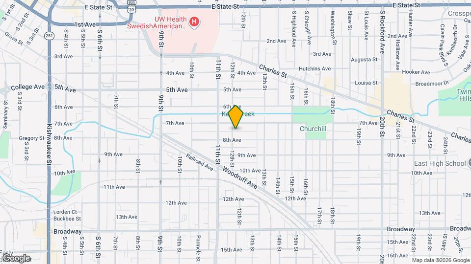 816 12th St Map and Location Details