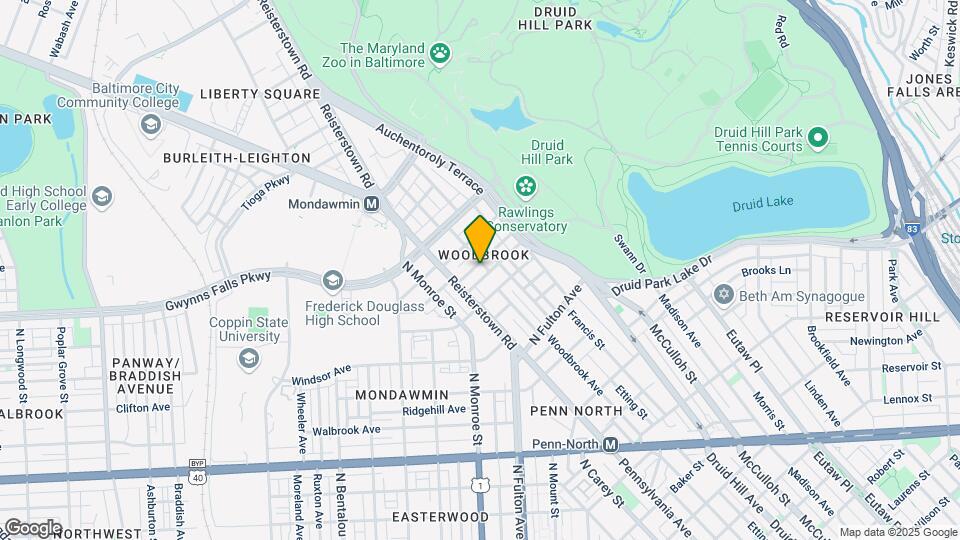2217 Whittier Ave Mapa y Detalles de la Ubicación