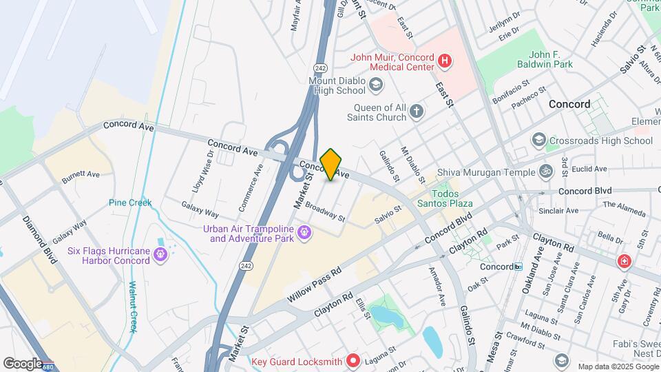 2170 Fremont St, Unit 1 Map and Location Details