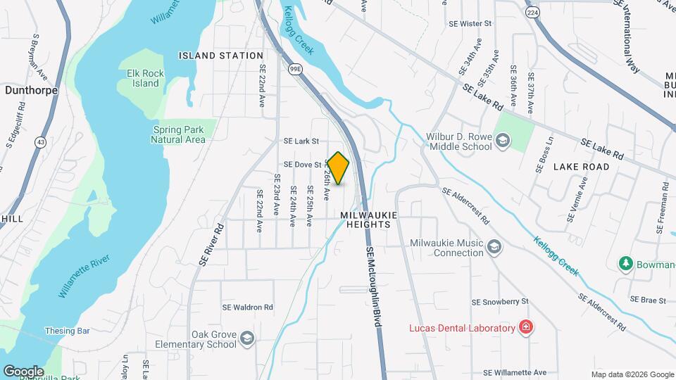 12695-12699 SE 27th Ave Map and Location Details