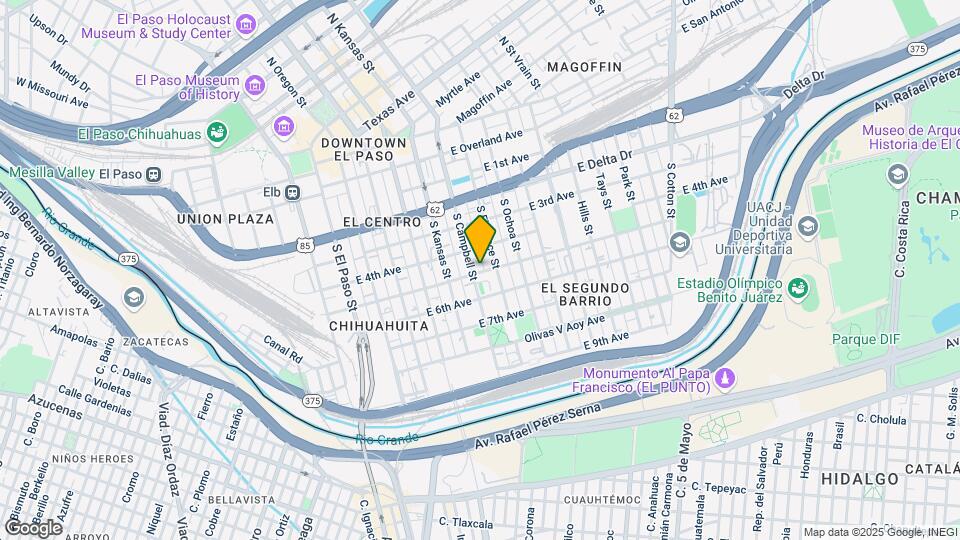 620 S Campbell St Map and Location Details