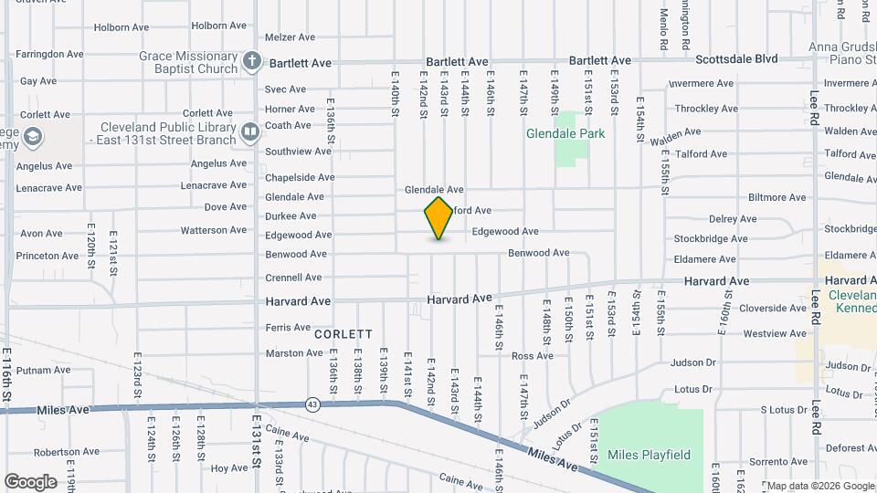14205 Benwood Ave Map and Location Details