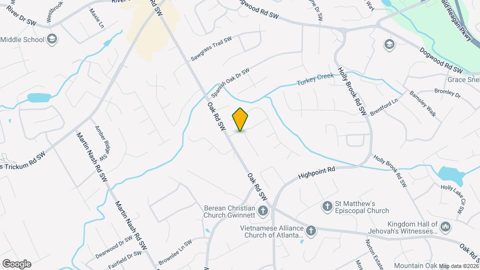 2988 Winding Way SW Map and Location Details