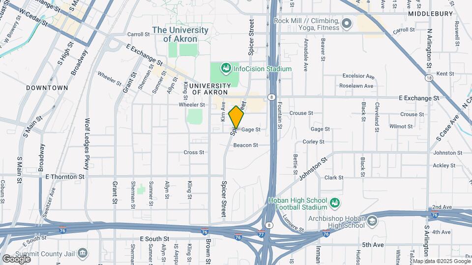 455 Spicer Street Map and Location Details