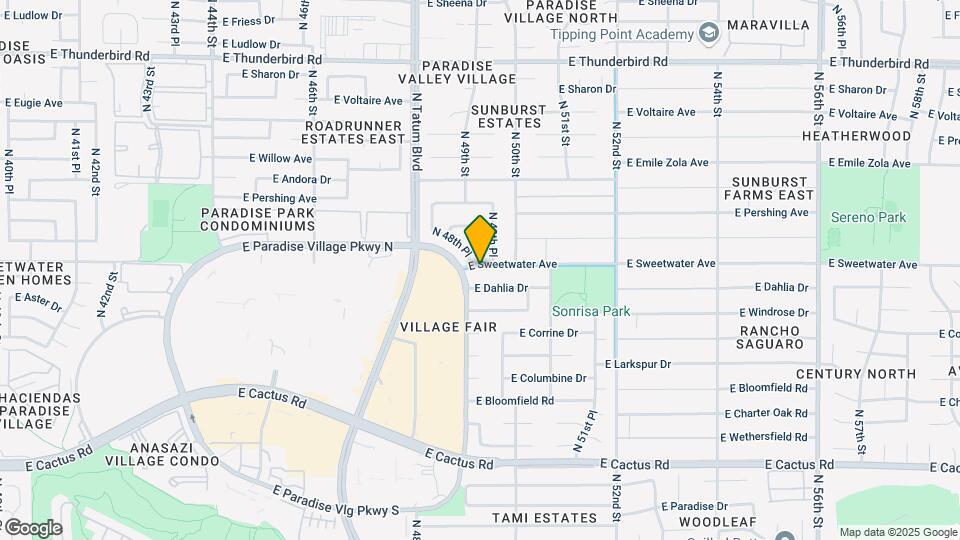 4909 E Sweetwater Ave Map and Location Details