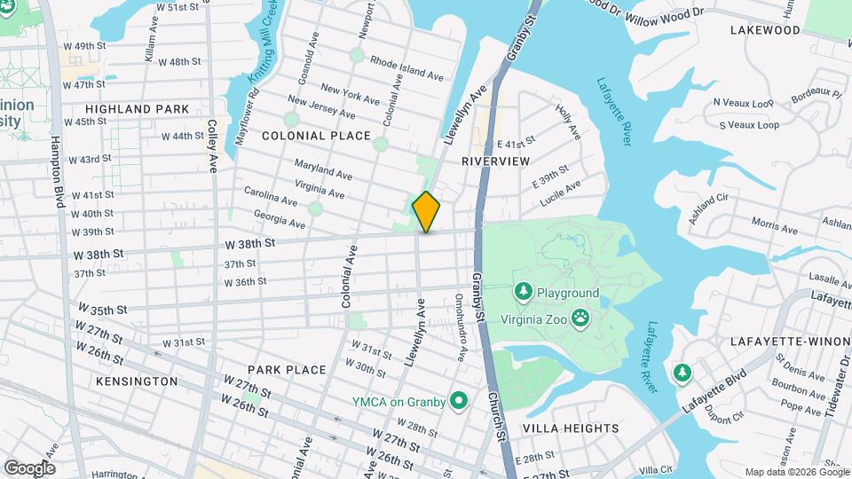 229 W 38th St Map and Location Details