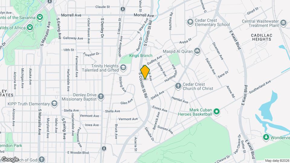 1408 S Corinth St Rd Map and Location Details