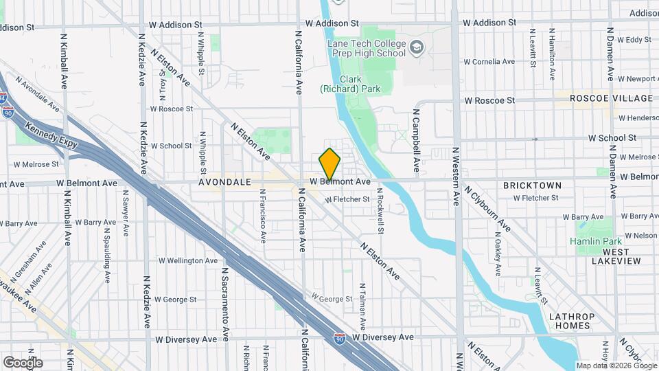 2719 W Belmont Ave, Unit 2 Map and Location Details
