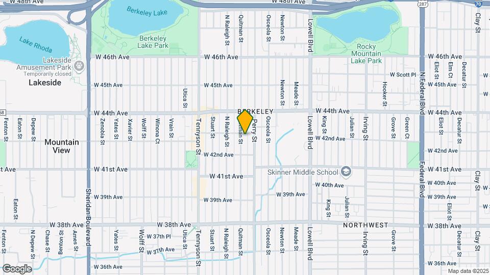 4262 Quitman St Map and Location Details