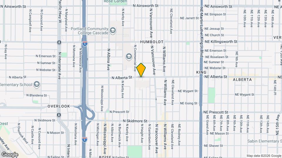 406-410 N Alberta St Mapa y Detalles de la Ubicación