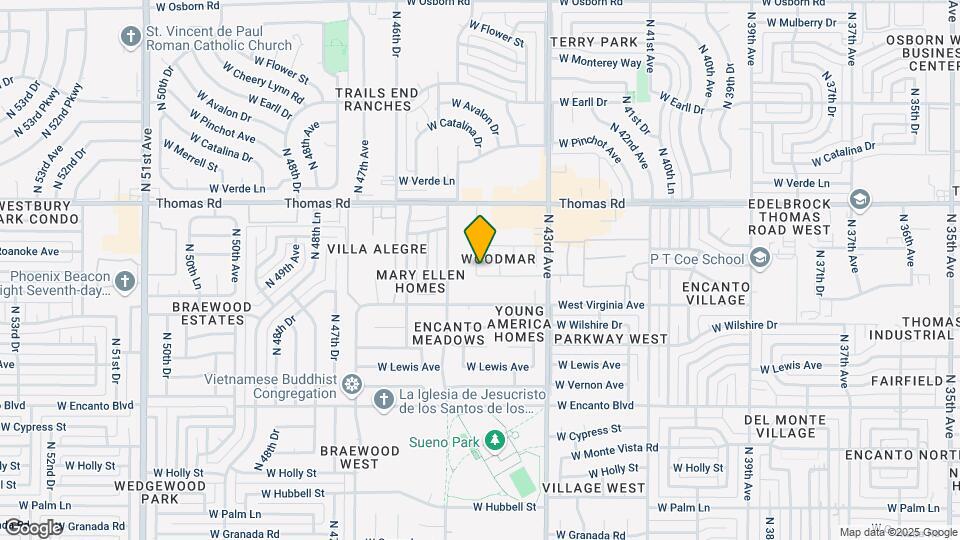 2698 N 43rd Ave Map and Location Details