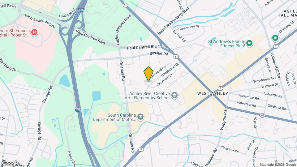 1885 Hazelwood Dr Mapa y Detalles de la Ubicación