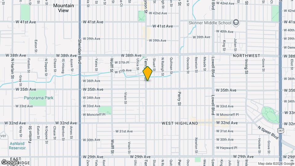 3528 Tennyson St Map and Location Details