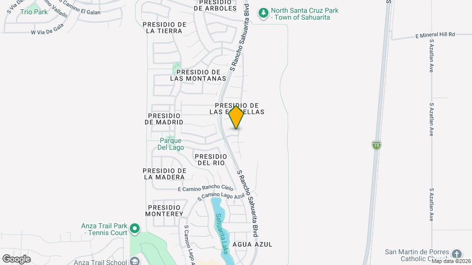 476 East Placita Rejilla Map and Location Details