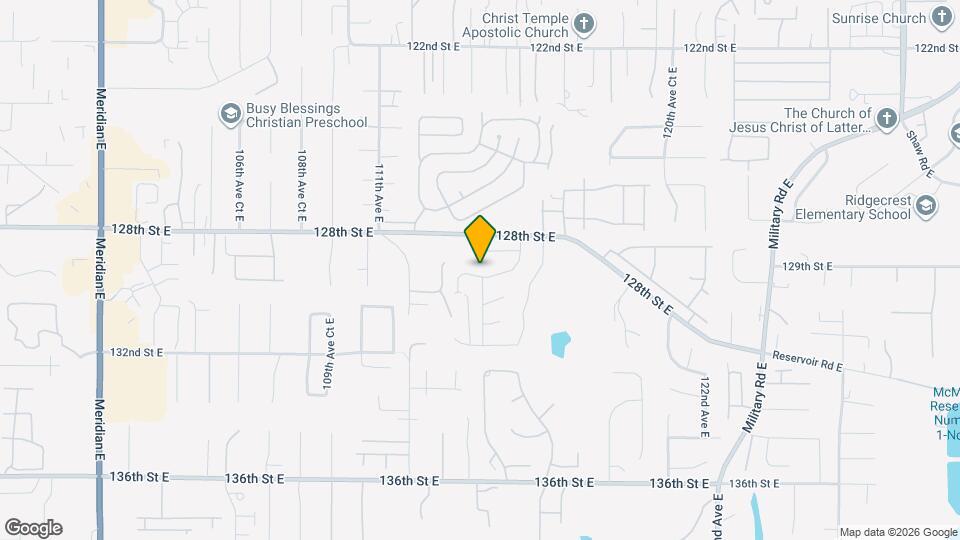 11411 129th St E Map and Location Details