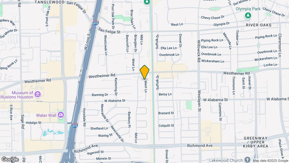 2628 West Ln Map and Location Details