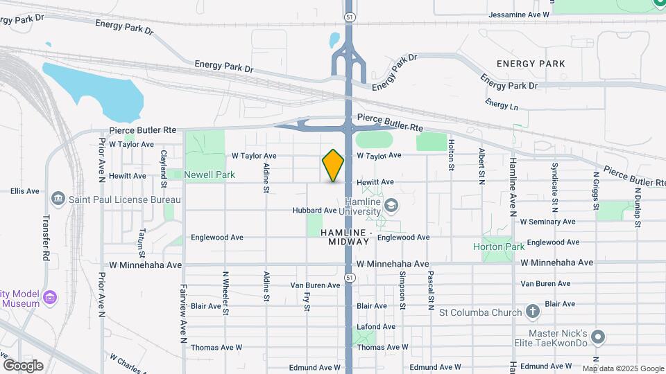 1596 Hewitt Ave Map and Location Details