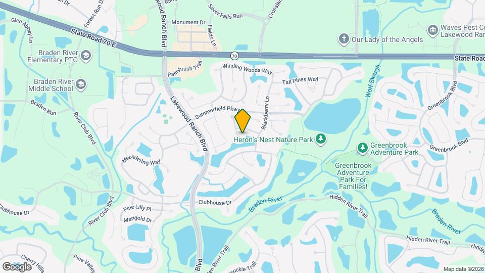 11910 Whistling Way Map and Location Details