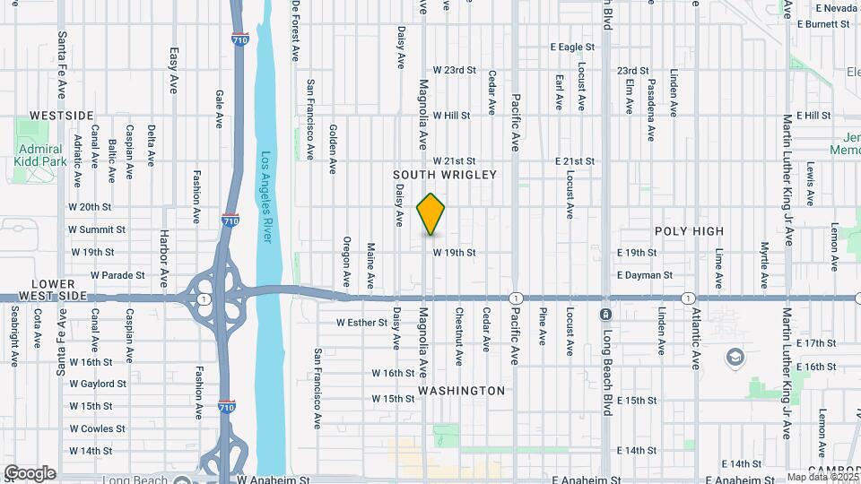 1916 Magnolia Ave Map and Location Details