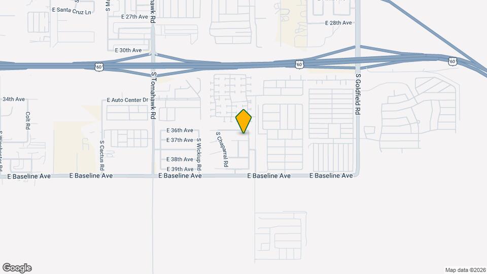 2300 E 37th Ave Map and Location Details