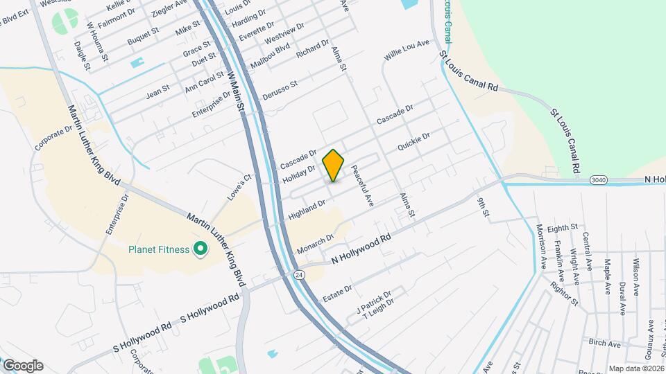 304 S French Quarter Dr Map and Location Details