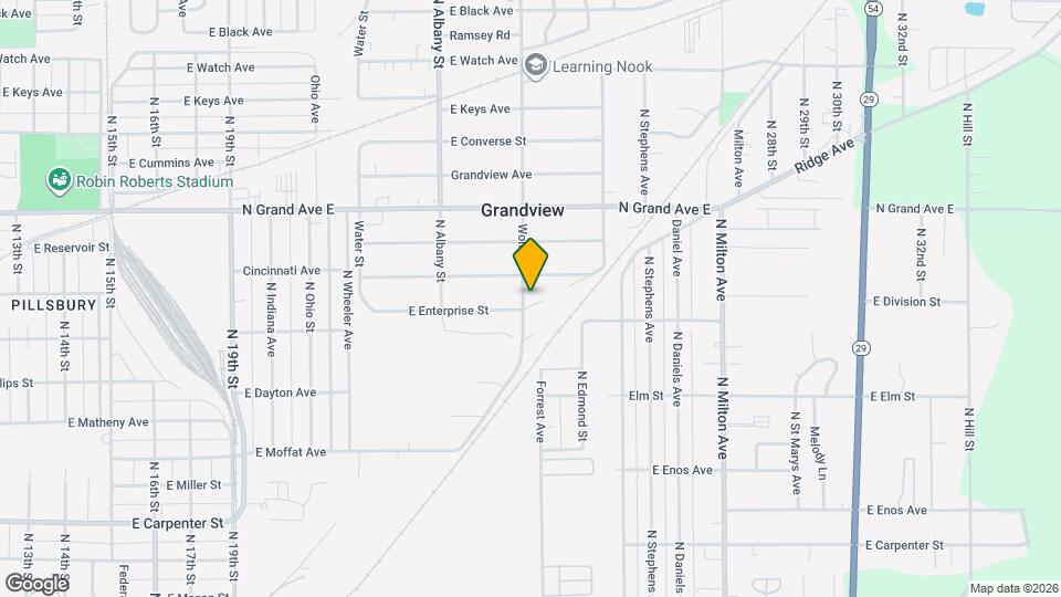 1008 N Wolfe St Mapa y Detalles de la Ubicación