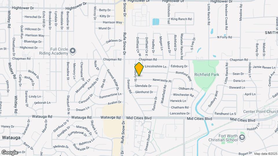 6805 Newcastle Pl Map and Location Details