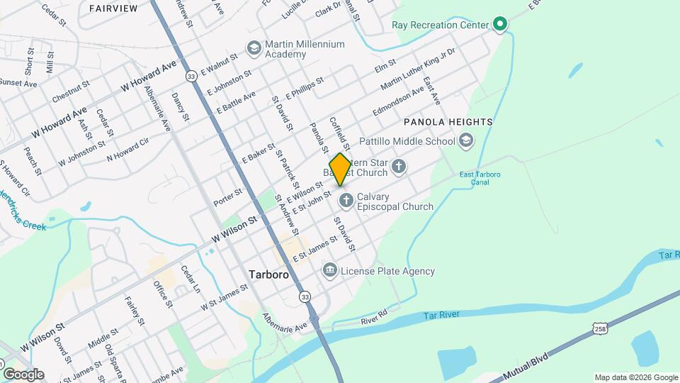 407 E St John St Map and Location Details