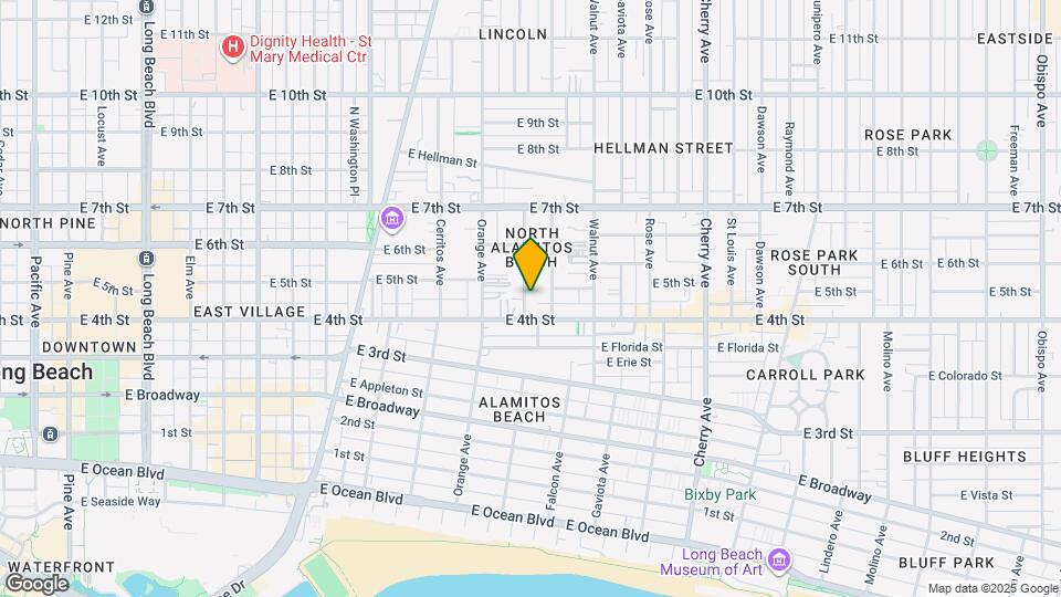 436 Almond Ave C Map and Location Details