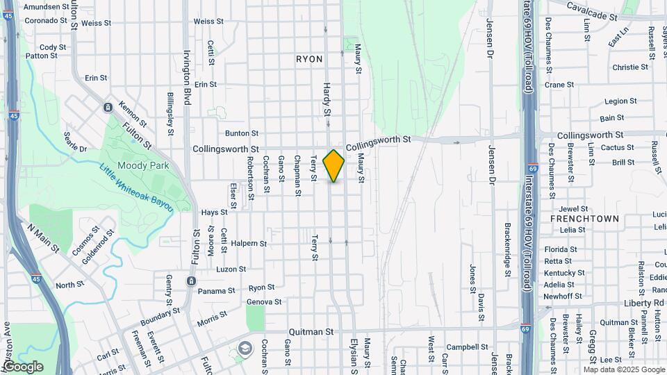 3310 Hardy St Map and Location Details