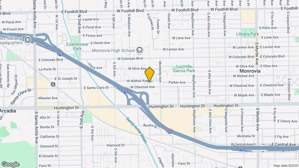 806 W Walnut Ave Map and Location Details