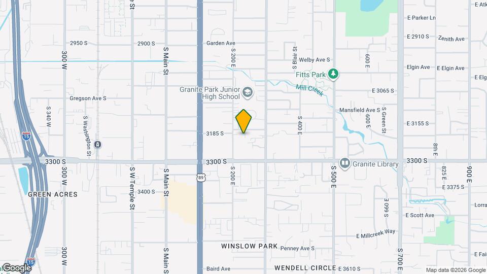218 E Crestone Ave Map and Location Details