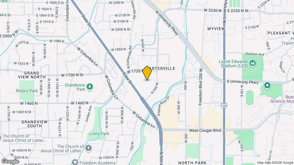 1533 N 550 W Map and Location Details