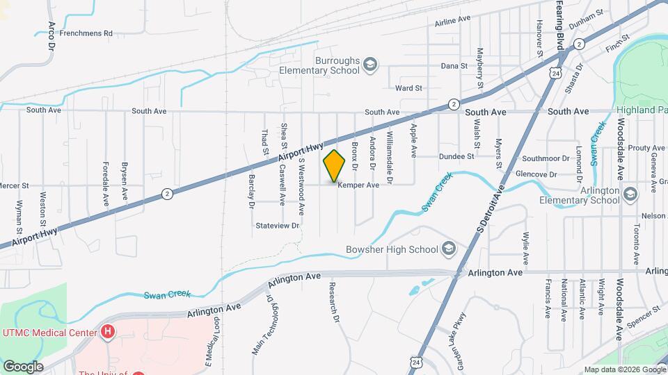702 Colima Dr Map and Location Details