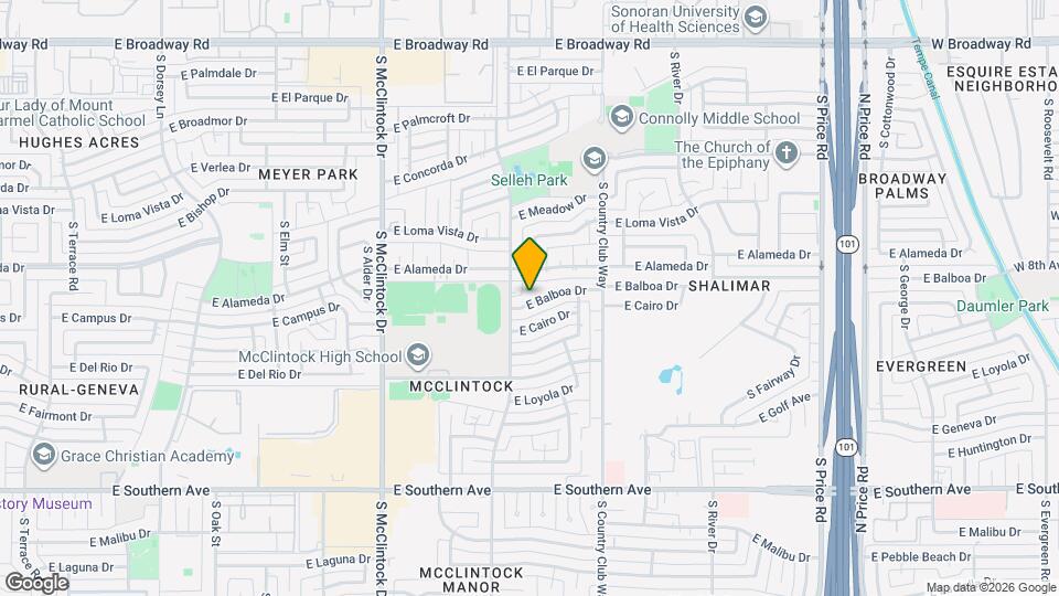 1922 E Balboa Dr, Unit 652 Map and Location Details